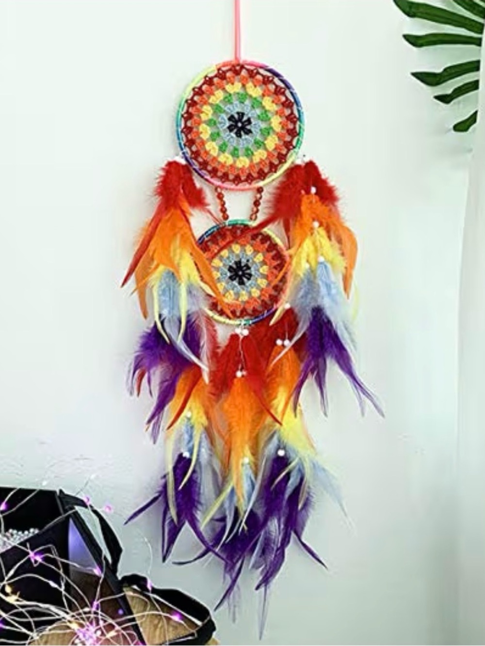 Handmade Dream Catcher,Double Color Cipher - Picture 2 of 6